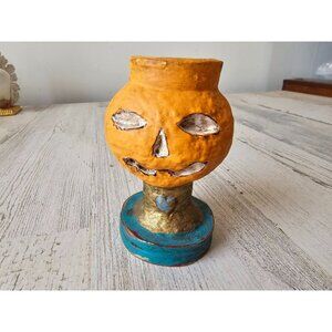 Debbee thibault pumpkin‎ AS IS jack-o'-lantern 2004 Halloween statue figurine